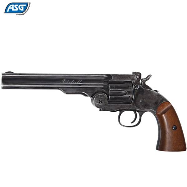 Schofield 6” Pellet Revolver Black By Airsports Gun India - Image 5