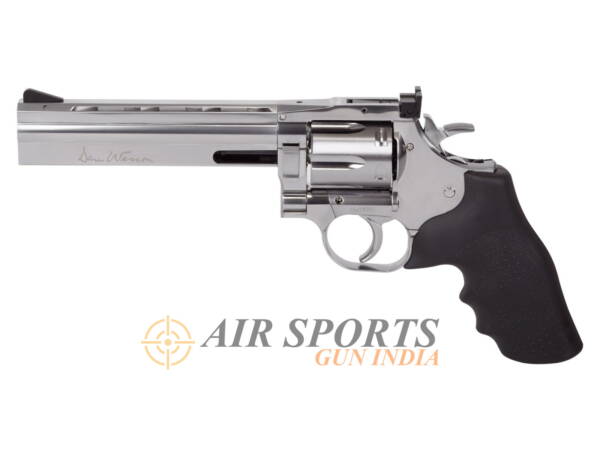 Dan Wesson 715 6 Inch CO2 BB Revolver Nickel BY Airsports Gun India