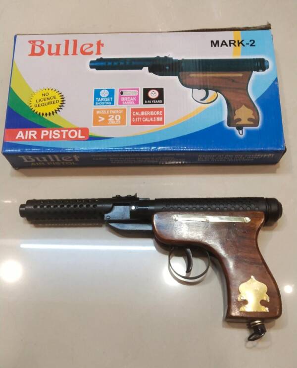 Bullet Mark 2 BM-2 Wooden Handle Air Pistol - Image 2