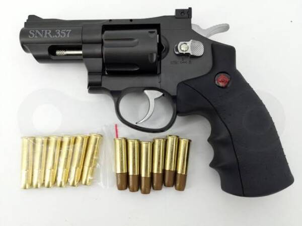 Crosman SNR357 CO2 Dual Ammo Full Metal Revolver By Airsports Gun India - Image 8