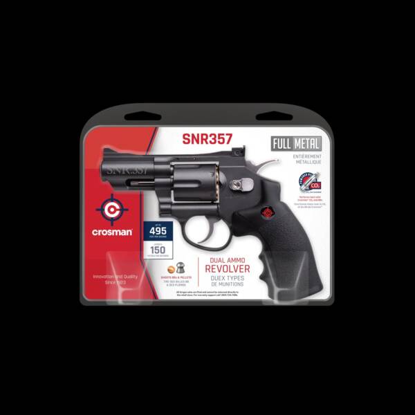 Crosman SNR357 CO2 Dual Ammo Full Metal Revolver By Airsports Gun India - Image 5