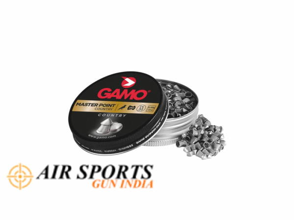 Gamo Master Point 0.177Cal (4.5mm) Airgun Pellets | 7.56gr, Tin Of 500 Pcs By Airsports Gun India