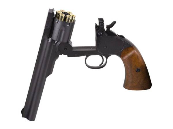 Schofield 6” Pellet Revolver Black By Airsports Gun India - Image 3