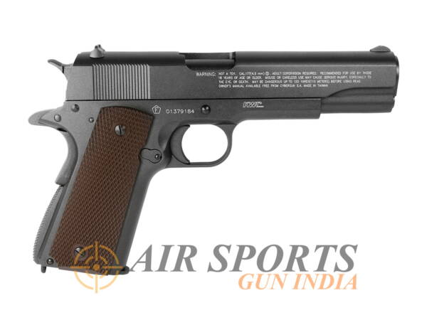 Tanfoglio Witness 1911 CO2 BB Pistol, Brown Grip By Airsports Gun India