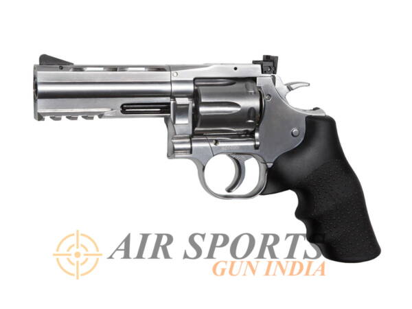 Dan Wesson 715 4 Inch Pellet Revolver, Silver By Airsports Gun India