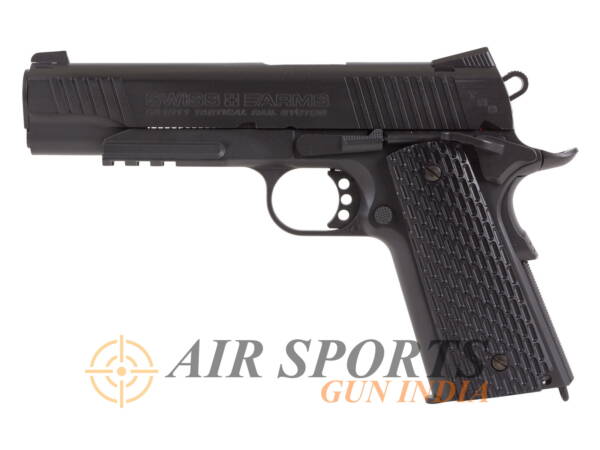 SWISS ARMS SA 1911 TACTICAL CO2 BB Air Pistol By Airsports Gun India