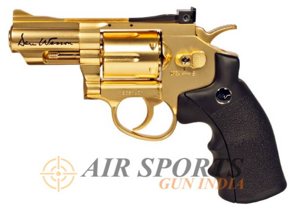 Dan Wesson CO2 BB Revolver, Gold, 2.5 INCH By Airsports Gun India