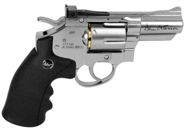 Dan Wesson 2.5 Inch CO2 BB Revolver, Silver By Airsports Gun India - Image 2