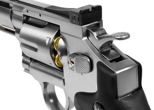 Dan Wesson 2.5 Inch CO2 BB Revolver, Silver By Airsports Gun India - Image 4