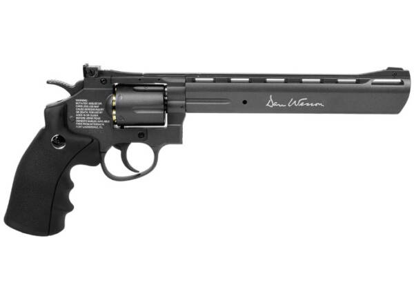 Dan Wesson 8 Inch CO2 BB Revolver, Black By Airsports Gun India - Image 2