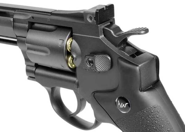 Dan Wesson 8 Inch CO2 BB Revolver, Black By Airsports Gun India - Image 4