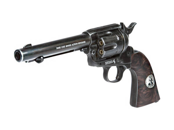 Duke Colt CO2 Pellet Revolver, Weathered By Airsports Gun India - Image 4