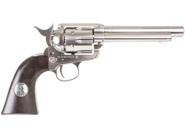 John Wayne Colt CO2 Pellet Revolver, Nickel By Airsports Gun India - Image 6