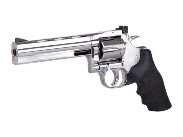 Dan Wesson 715 6 Inch CO2 BB Revolver Nickel BY Airsports Gun India - Image 2