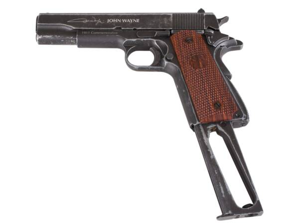 John Wayne 1911 Metal CO2 BB Pistol Brown Grips By Airsports Gun India - Image 4