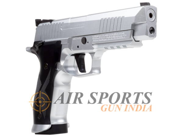 Sig Sauer X-Five ASP CO2 Pellet Pistol, Silver By Airsports Gun India