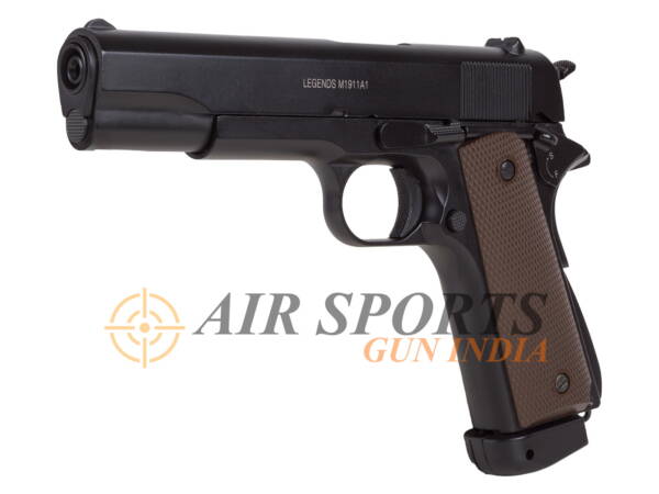 LEGENDS M1911 METAL BLOWBACK CO2 BB AIR PISTOL By Airsports Gun India