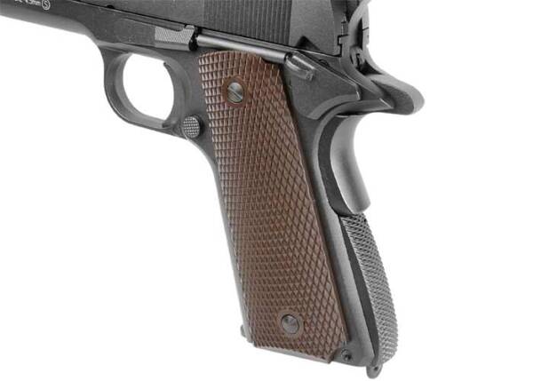Tanfoglio Witness 1911 CO2 BB Pistol, Brown Grip By Airsports Gun India - Image 3