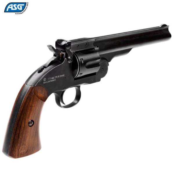 Schofield 6” Pellet Revolver Black By Airsports Gun India - Image 2