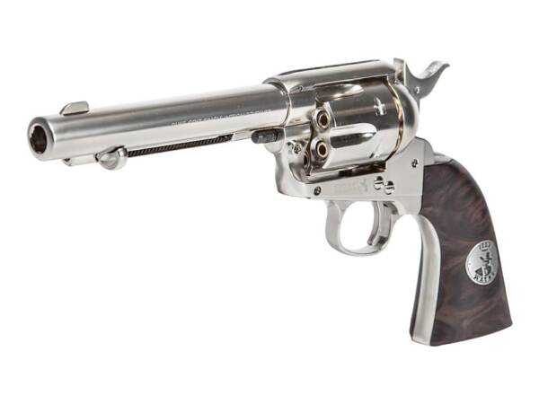 John Wayne Colt CO2 Pellet Revolver, Nickel By Airsports Gun India - Image 5