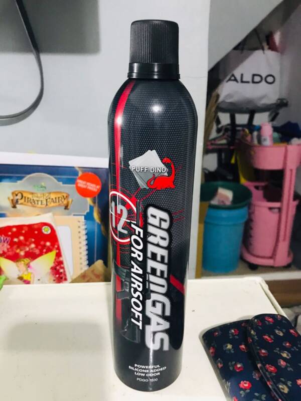 Puff Dino 600ml Green Gas Classic Can With Oil By Airsports Gun India - Image 4