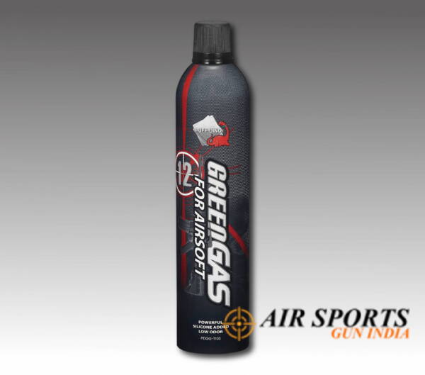 Puff Dino 600ml Green Gas Classic Can With Oil By Airsports Gun India